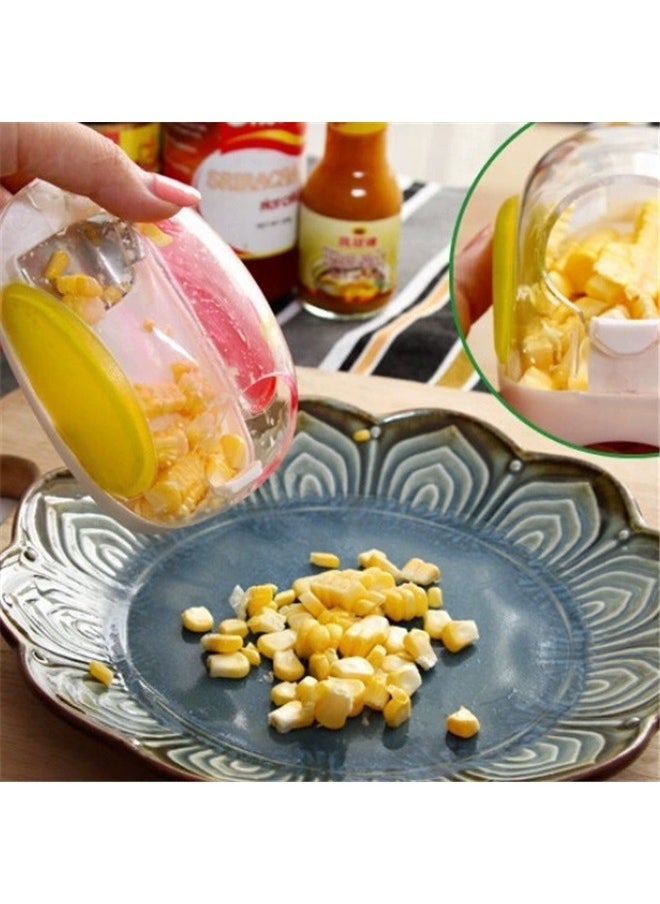 yongsheng - Corn Stripper And Remover Off White/Red/Yellow 7x11.5x6cm，Corn Cutter, Corn Cob, Corn Shucker Remover, Quick Corn Cob Remover, Kitchen Cooking Tools - Image 1
