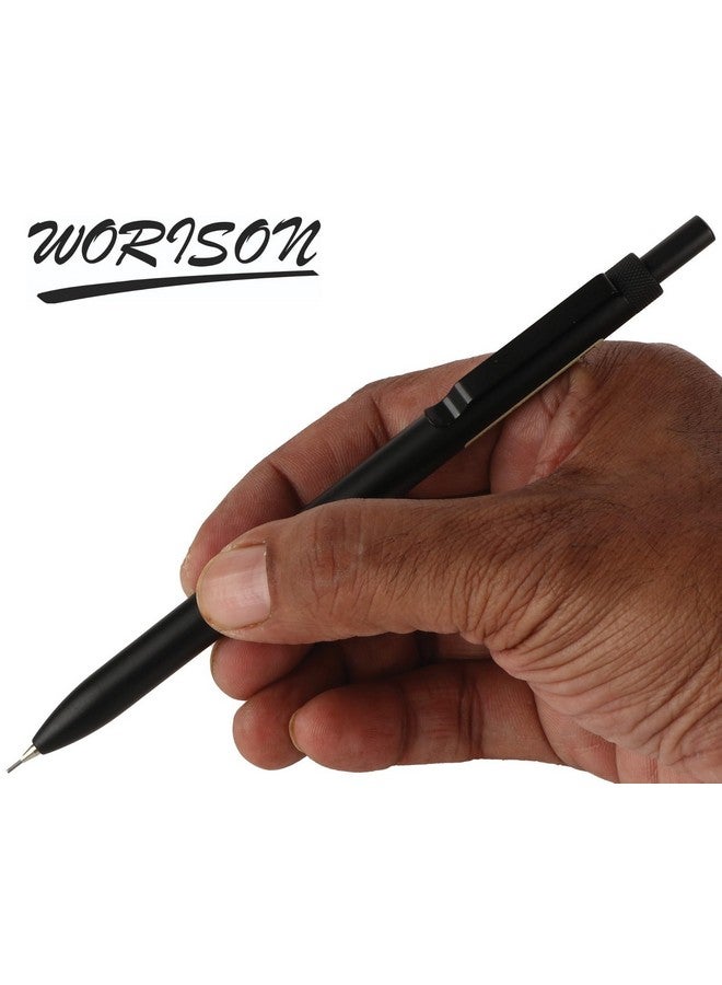 worison 0.7mm Mechanical Pencil set 1 White and 1 Black Pencil - Image 4