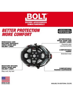 خوذة السلامة الخضراء BOLT™ (الولايات المتحدة الأمريكية) النوع 2، الفئة C ذات التهوية - pzsku/Z19CD018A4DA08F5F8E73Z/45/_/1722432245/d4616b2d-a74a-48dd-ac96-1a34cde29399