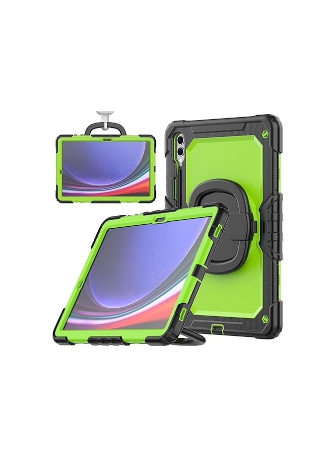 Case Compatible with Samsung Galaxy Tab S10 Ultra 14.6 (SM-X920) 2024, with 360° Rotating Handle, Three-in-one Shatter-Seismic and Anti Fall Shell Cover with Pen Slot - Image 1