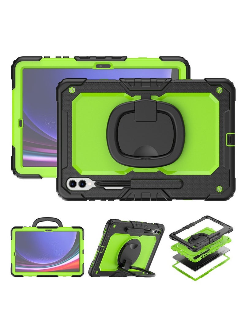 Case Compatible with Samsung Galaxy Tab S10 Ultra 14.6 (SM-X920) 2024, with 360° Rotating Handle, Three-in-one Shatter-Seismic and Anti Fall Shell Cover with Pen Slot - Image 2