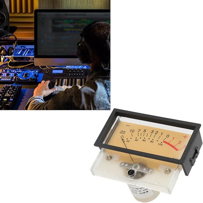 TN 73 HS 9213H VU Meter Audio Level Indicator LED Backlit Pointer Dial DIY Studio Car Tool - Image 5