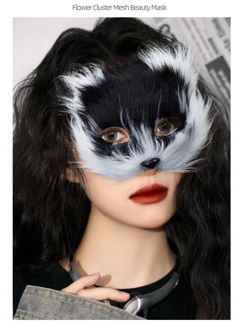 JAYATO Halloween Women's half-face Fox masks for Dressing up and Costume, Masked ball, Birthday party game, Valentine's Day, High Quality - Image 2