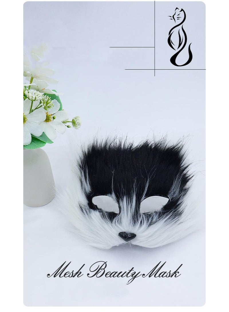 JAYATO Halloween Women's half-face Fox masks for Dressing up and Costume, Masked ball, Birthday party game, Valentine's Day, High Quality - Image 3