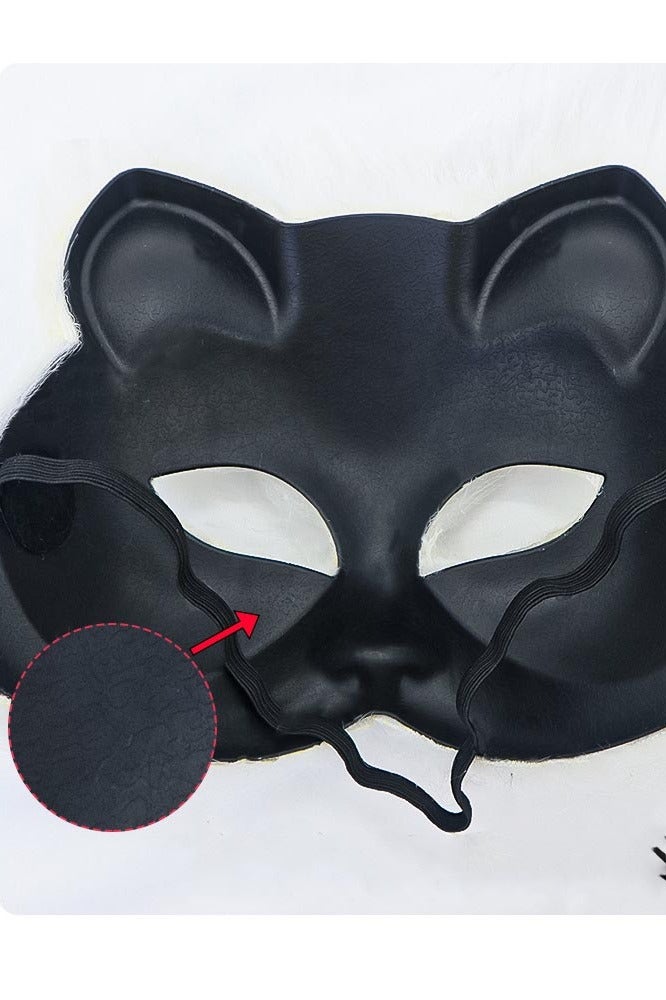 JAYATO Halloween Women's half-face Fox masks for Dressing up and Costume, Masked ball, Birthday party game, Valentine's Day, High Quality - Image 4