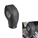 yorpyep Gear Shift Cover Breathable AntiScratch Gear Shift Knob Cover AntiSlip Carbon Fiber Auto Transmission Lever Decoration Compatible with Focus Fiesta Escape Transit EcoSport Black - Image 2
