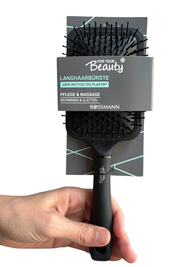 ROSSMANN German Brand -Paddle Hair brush Care & Massage, Hair Styling Brush, massage the scalp while combing hair to promote blood circulation. - Image 3