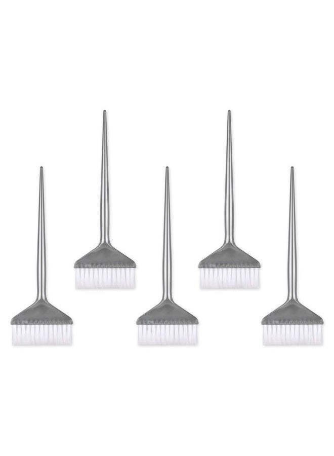DS.DISTINCTIVE STYLE Hair Dye Applicator Brushes 5 Pieces Long Handle Soft Bristles Hair Coloring Kit Salon Hair Bleach Tinting DIY Tool - Image 1