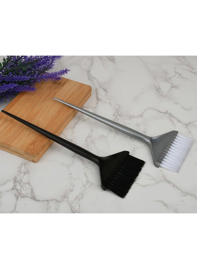 DS.DISTINCTIVE STYLE Hair Dye Applicator Brushes 5 Pieces Long Handle Soft Bristles Hair Coloring Kit Salon Hair Bleach Tinting DIY Tool - Image 4