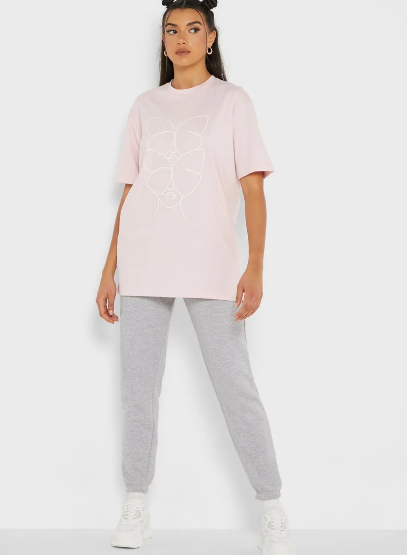 Ginger Oversized Graphic T-Shirt