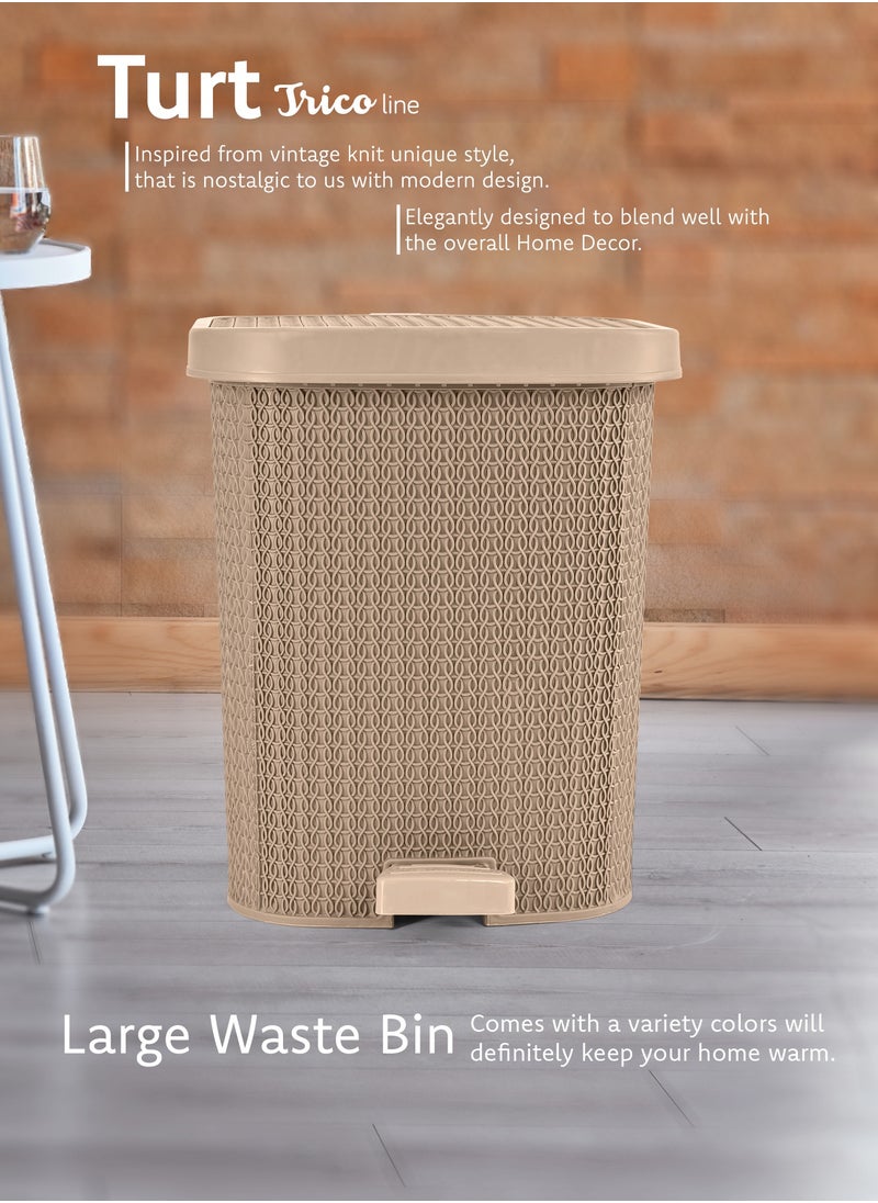 Turt Turt Step-on Waste Bin with Pedal 20 ltr  - Image 1