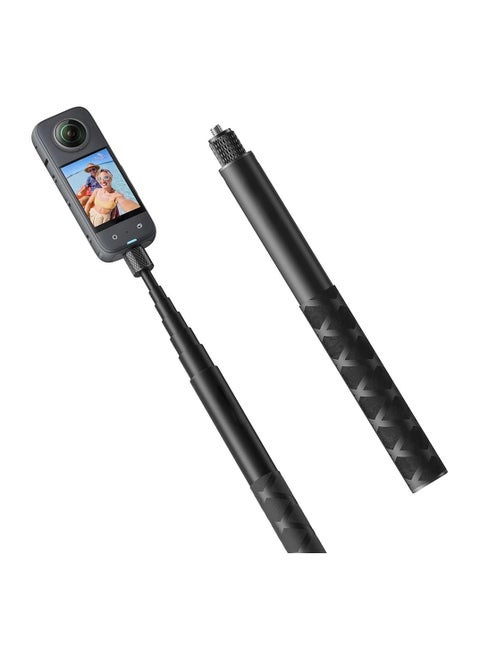 Universal Invisible Selfie Stick Compatible with Insta360 One X3 X4, ACE PRO One R Invisible Monopod Stick , Hero 10/9/8/7/6, SJCAM, YI Other Action Cameras