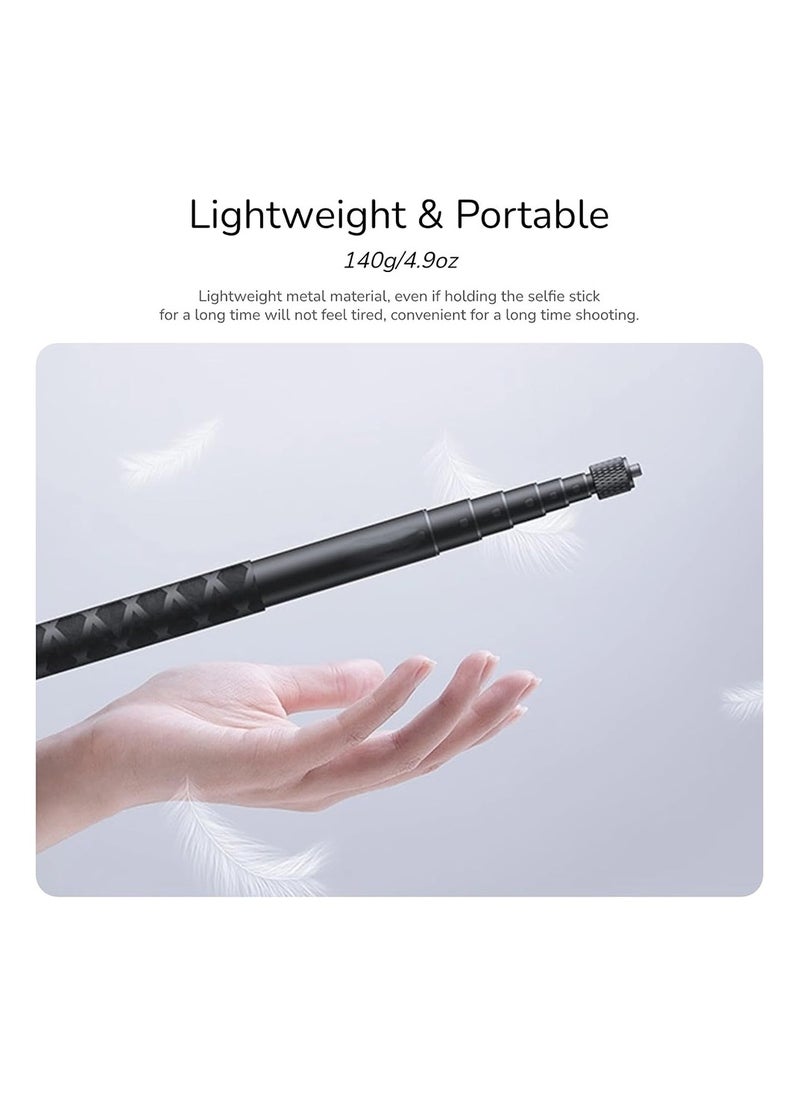 O Ozone Universal Invisible Selfie Stick Compatible with Insta360 One X3 X4, ACE PRO One R Invisible Monopod Stick , Hero 10/9/8/7/6, SJCAM, YI Other Action Cameras  - Image 2