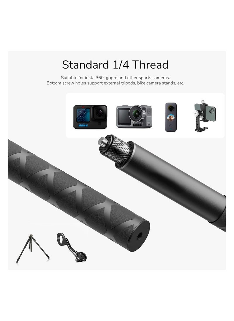 O Ozone Universal Invisible Selfie Stick Compatible with Insta360 One X3 X4, ACE PRO One R Invisible Monopod Stick , Hero 10/9/8/7/6, SJCAM, YI Other Action Cameras  - Image 3