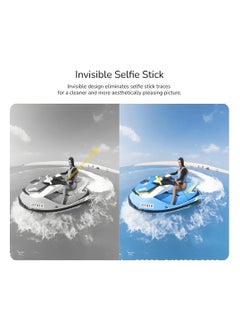 O Ozone Universal Invisible Selfie Stick Compatible with Insta360 One X3 X4, ACE PRO One R Invisible Monopod Stick , Hero 10/9/8/7/6, SJCAM, YI Other Action Cameras  - Image 5