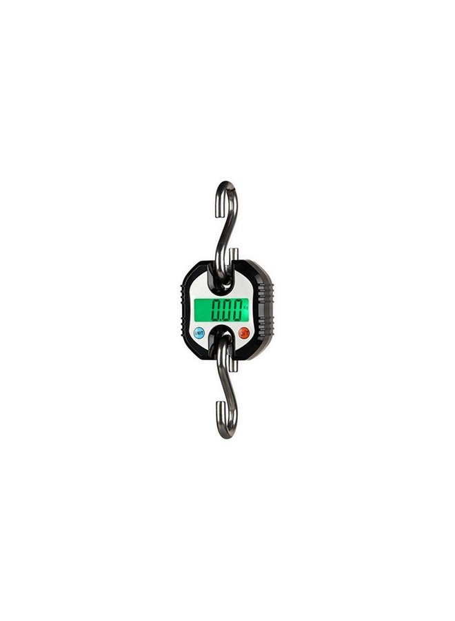 Portable Mini Crane Scale 150 kg / 300 lb Heavy Duty Digital Hanging Scales LCD Display with Backlight for Home Farm Hunting Outdoor Black  - Image 4