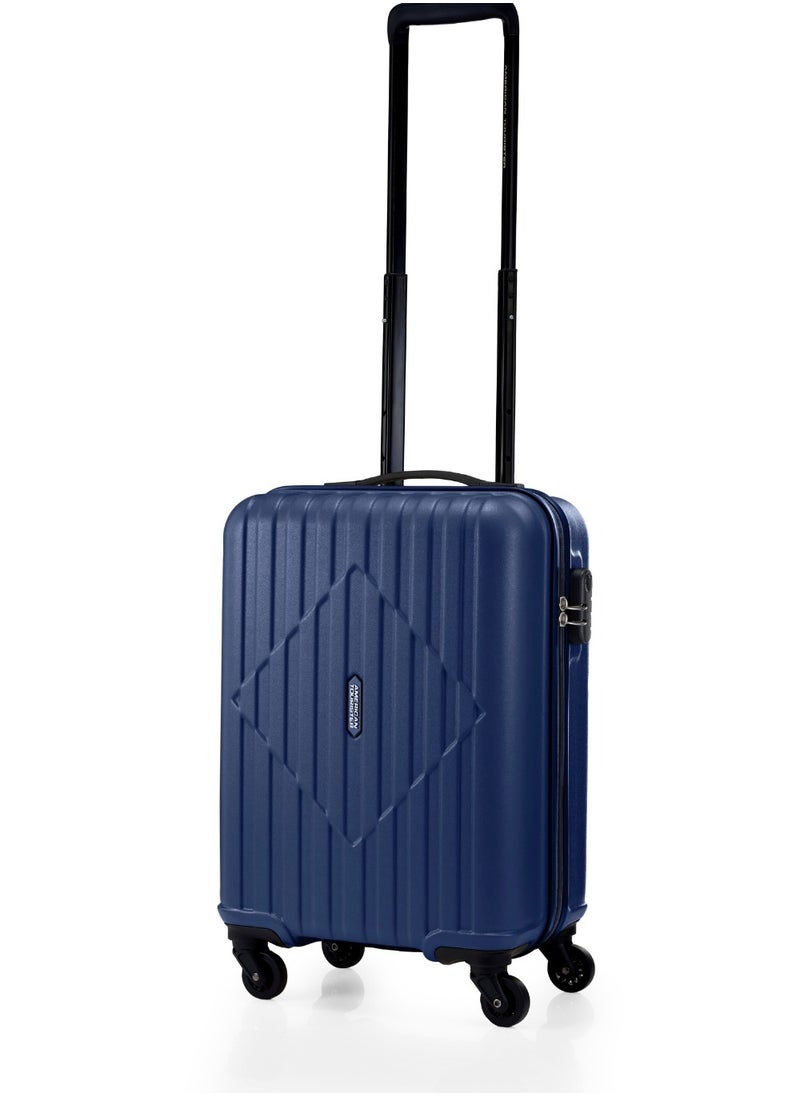 AMERICAN TOURISTER - Skytrac Set of 3, Hard Luggage Trolley Bags 55+68+80cm, Navy with TSA - Image 1