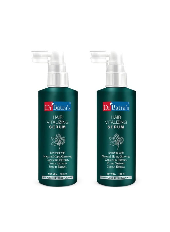 Dr Batra's Batra Hair Vitalizing Serum 125ml (Pack of 2) - Image 1