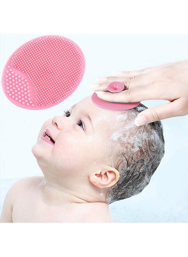 Baby Hair Brush and Comb Set for Newborns & Toddlers | Natural Soft Goat Bristles | Ideal for Cradle Cap | Perfect Baby Registry Gift (Pink)  - Image 4