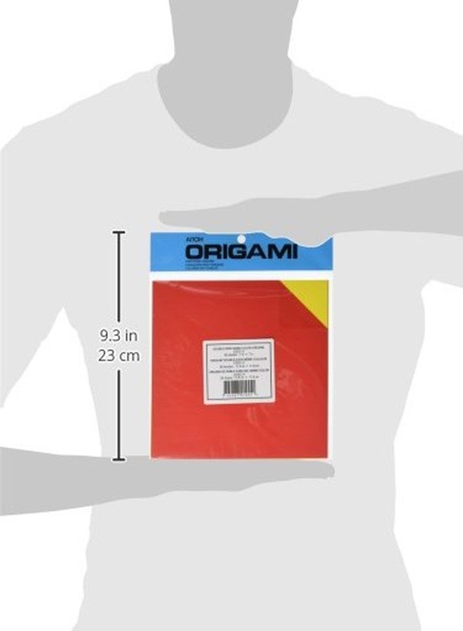 Aitoh Origami Paper 7"X7" 36 Sheets, Assorted Double Sided Colors - Image 2