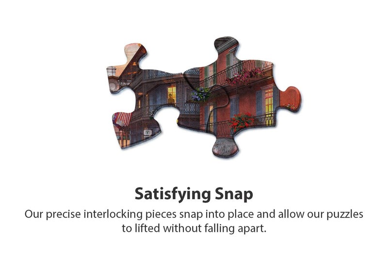 Springbok's 1000 Piece Jigsaw Puzzle Bourbon Street - Made in USA - Image 5