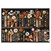 Larkipuzz Vintage Books Wildflower Puzzles for Adults 1000 Pieces Beautiful Bookshelf Plant Flower Jigsaw Puzzles Art Challenging Retro Floral Pages Puzzle - Image 4