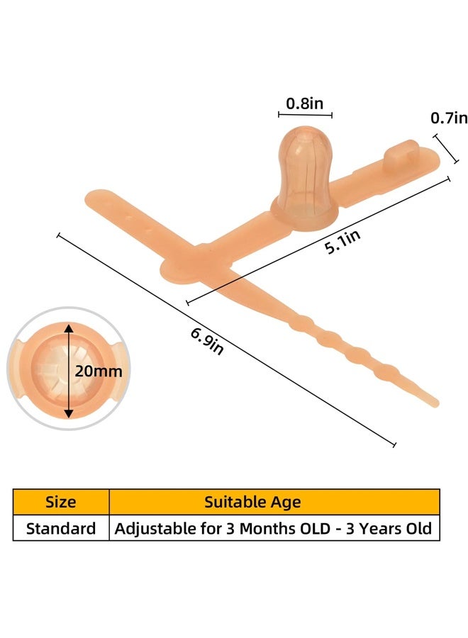 LLASIDO Thumb Sucking Stop - 1-3 Years Old Baby - Adjustable Thumb Guard for Thumb Sucking Silicone Thumb Sucking Treatment Kit for 3-36 Months Baby - Image 3