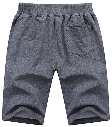 Tyhengta Mens Outdoor Sports Shorts Quick Dry Gym Running Shorts with Zipper Pockets Navy 40 - Image 2