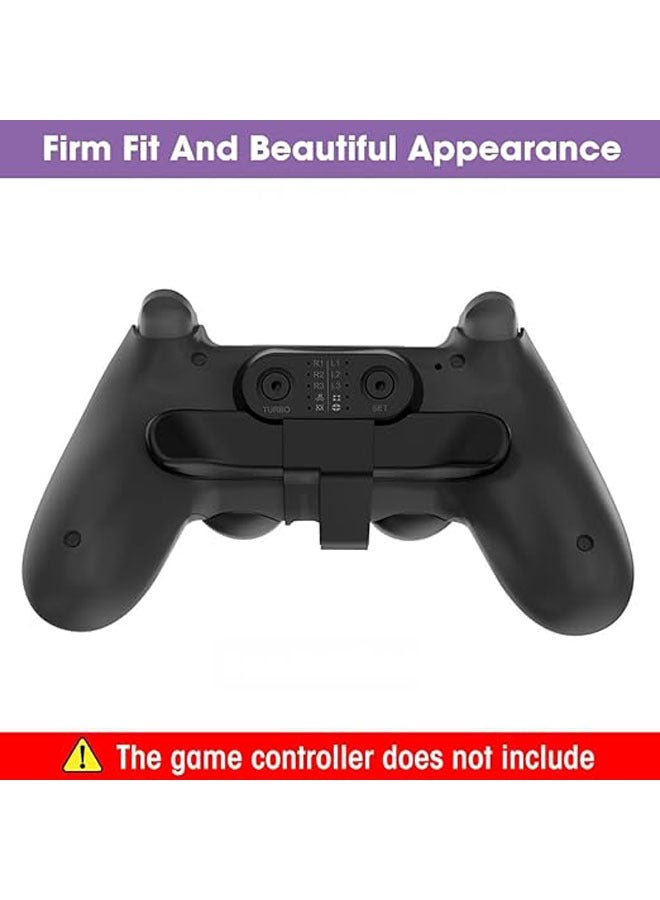 Paddle for PS4 controller, Back button accessory for PS4 controller, TURBO function/memory function/Plug and play, PS4 controller accessory