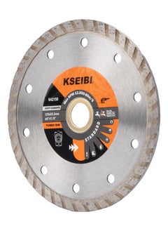 KSEIBI Sintered Diamond Discs/Wave Turbo, 115x22.2MM, Diamond, Tile Cutting Discs, Cutting Tools for Precision Cutting in Various Materials, cutting and grinding hard materials, Stone Cutting and Shaping.  - Image 3