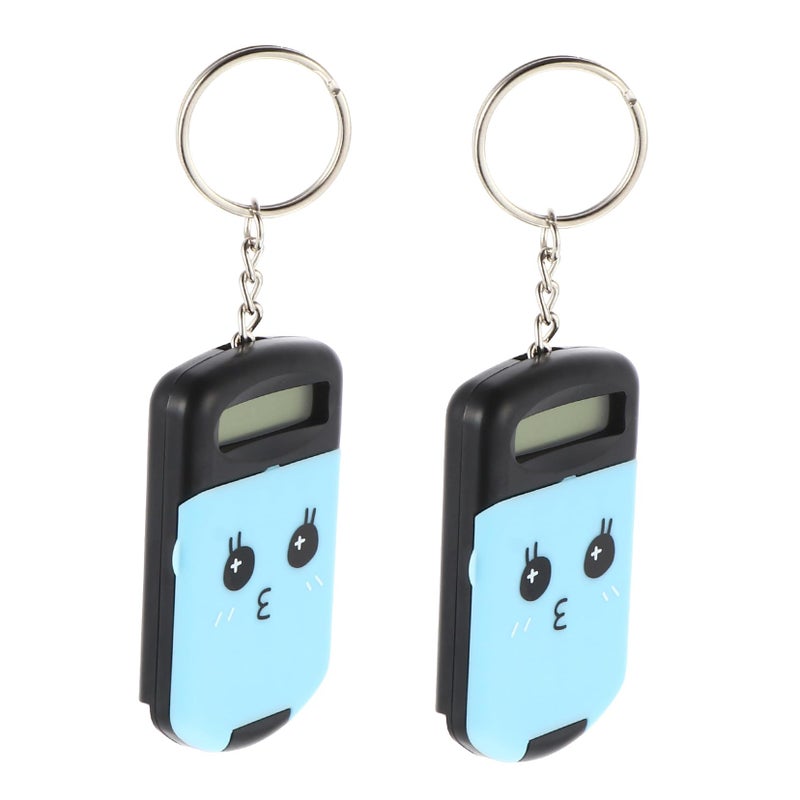 Mini Electronic Calculator 2 Pack Portable Cute Plastic Pocket Calculators For Students Office Home - Image 2