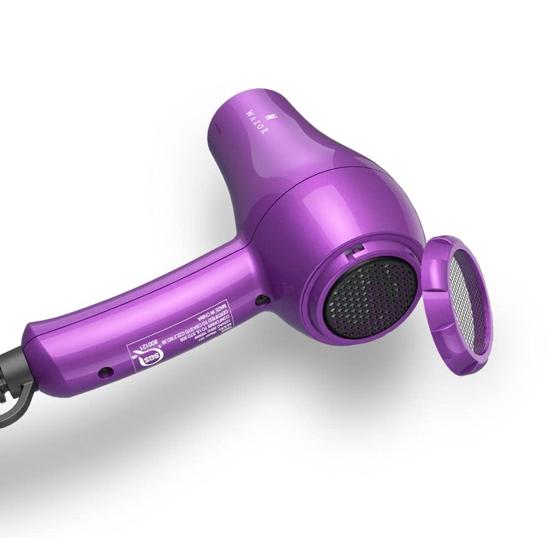 Wazor Mini Lightweight Hair Dryer for Pour Painting & RV Compact Travel Blow Dryer for Kids 1000W Ionic Dryer with Concentrator, Cool Shot Button - Image 5