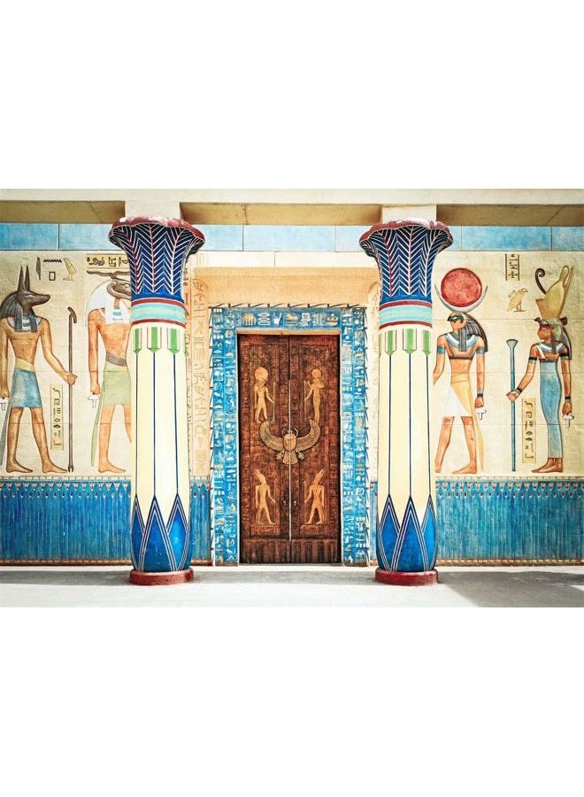 BELECO 5x3ft Fabric Egyptian Backdrop Ancient Egyptian Writing on Stone in Egypt Phtography Backdrop for Party Decorations Supplies Photoshoot Photo Background Props - Image 2