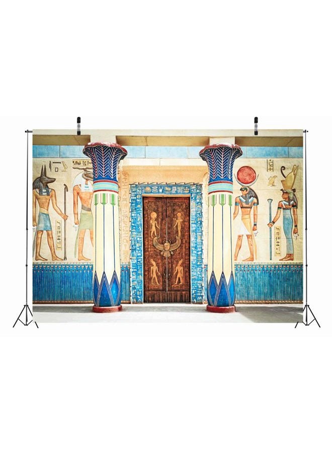 BELECO 5x3ft Fabric Egyptian Backdrop Ancient Egyptian Writing on Stone in Egypt Phtography Backdrop for Party Decorations Supplies Photoshoot Photo Background Props - Image 3