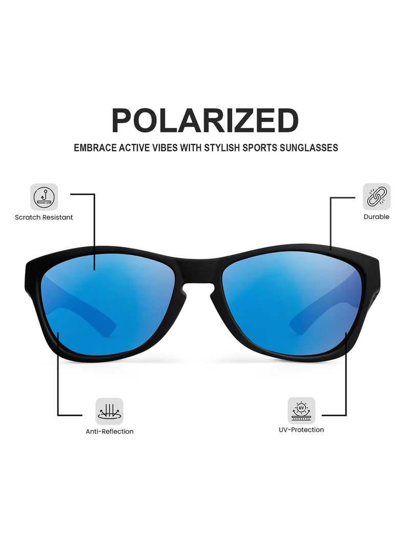 Woggles Stylish Polarized Sports Sunglasses|100% UV Protected