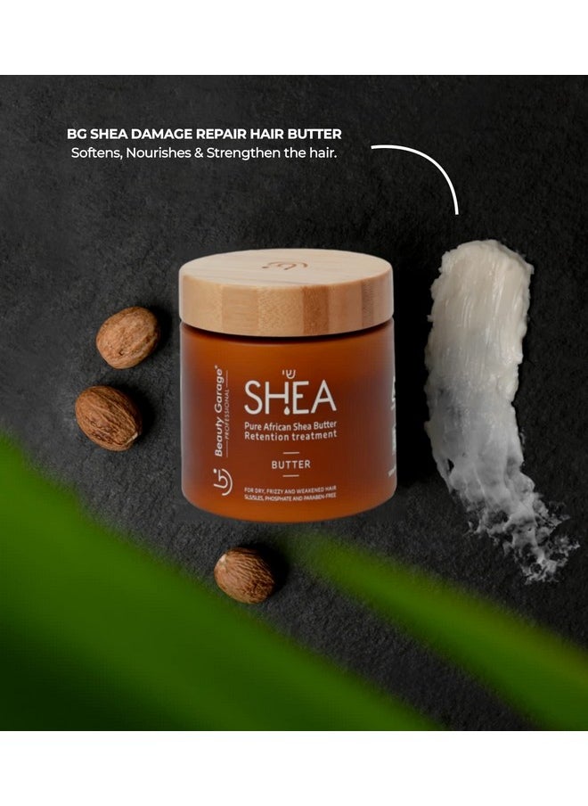 Beauty Garage Pure African Shea Retention Treatment Hair Mask 500Ml  - Image 5