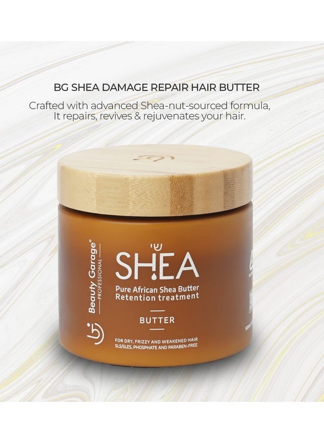 Beauty Garage Pure African Shea Retention Treatment Hair Mask 500Ml  - Image 3