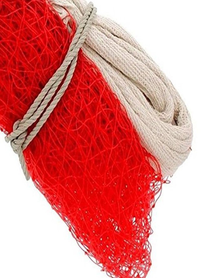 AQTIV8x Nylon 1 Side Tape Red Badminton Net for Indoor and Outdoor Matches, Practice & Training - Image 3