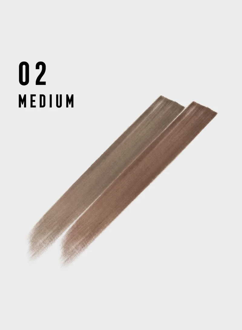 Max Factor Real Brow Duo Kit - 02 - Medium, 3.3G