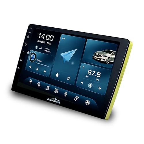 Audio Wheels Wireless CarPlay & Multimedia Auto 9-Inch 1280P Car Android Display with Gorilla Glass | Android 13 | TS-9 Processor | 2GB RAM & 32GB ROM for Seamless Connectivity - Image 1