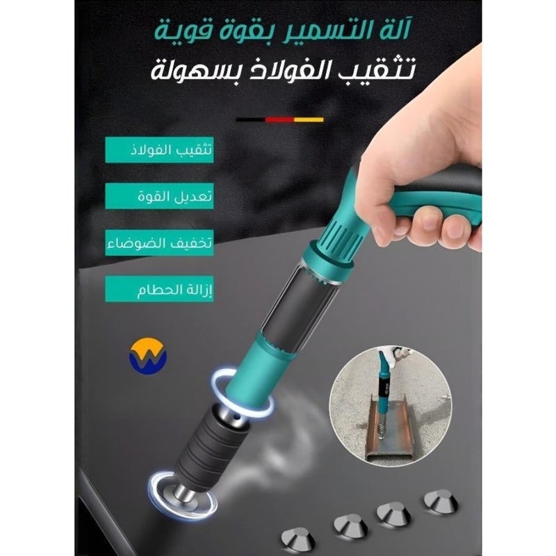جهاز تثبيت المسامير الهوائي المحمول لحفر وتثبيت جهاز تثبيت المسامير على الجدران الخرسانية - Image 4