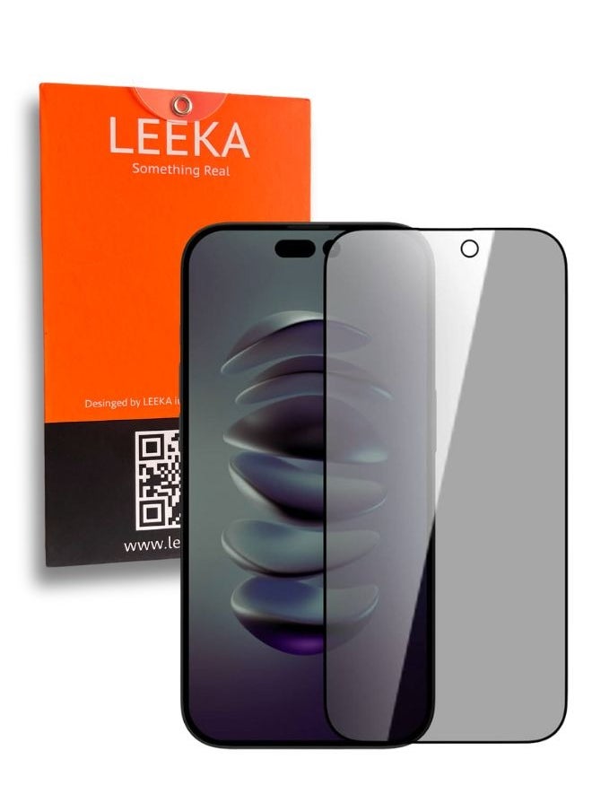 LEEKA iPhone 16 Screen Protector with HD view Bubble Free, Anti-Drop and Anti-scratch Ultra Clear full screen anti finger print protection with free Easy Installation kit and wipes tempered glass  - Image 1