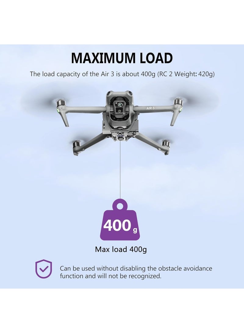 SYOSI Air 3 Airdrop System - Transport Delivery Release, Drone Thrower Airdrop Dropping System for DJI Air 3 Accessories. Drop Devices for Enhanced Performance - Image 4