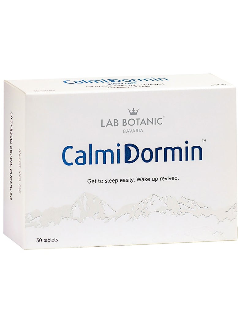 Lab Botanic Calmidormin Natural Health Supplements | Insomnia Relief Tablets For Relaxing Restful Sleep | Pills For Sleep Disorders | Promotes Overall Wellbeing | Natural Sleep Aid For Restless Sleep -30 Tablets  - Image 2
