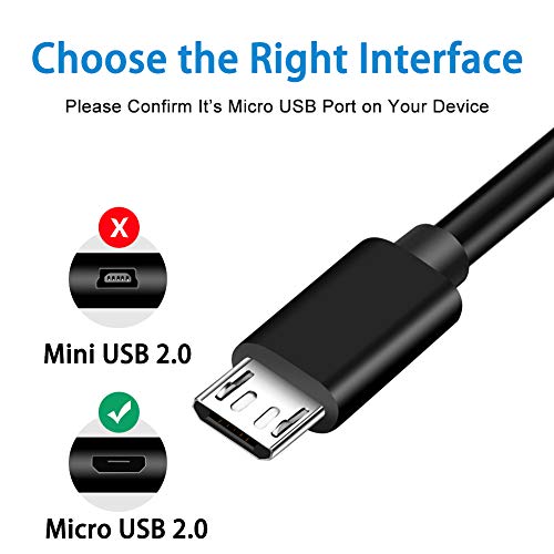 VOTY Micro USB Cable,Fire Tablet Charger for Samsung Galaxy,Sony,Moto,TV Stick,Speaker,PS4 Charging Cord for Xbox One Controller.Fast Old Android Phone Charger for Amazon Kindle eReaders 6ft - Image 5