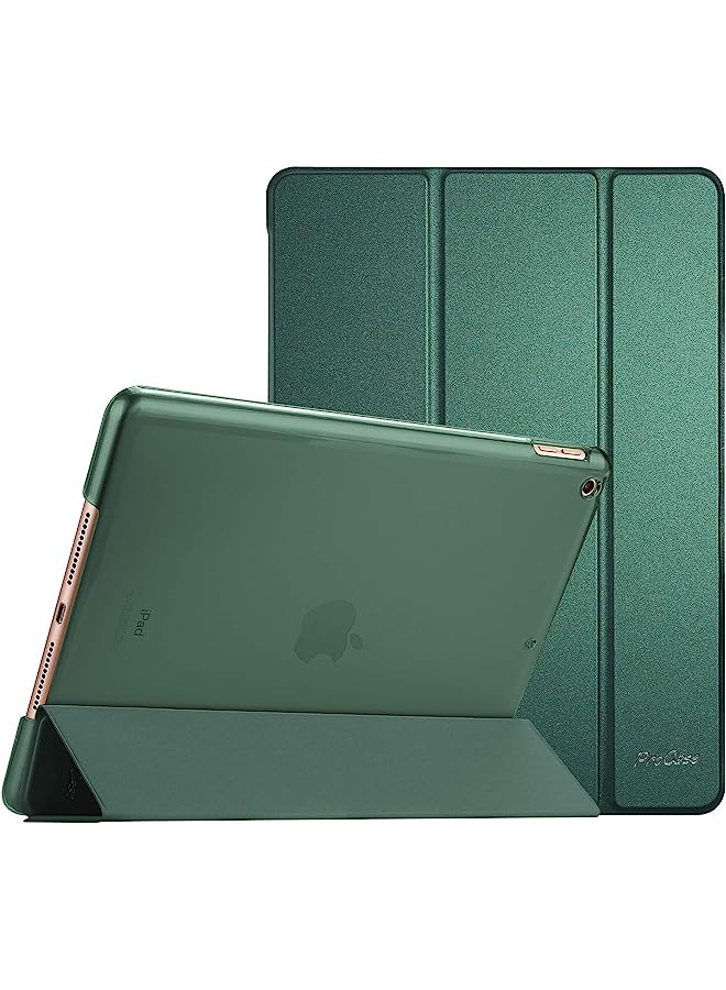 Procases Ipad 10.2 Case Ipad 9Th Generation 2021/ Ipad 8Th Generation 2020/ Ipad 7Th Generation 2019 Case, Slim Stand Hard Back Shell Protective Smart Cover For 10.2 Ipad Case -Midnight Green - Image 1
