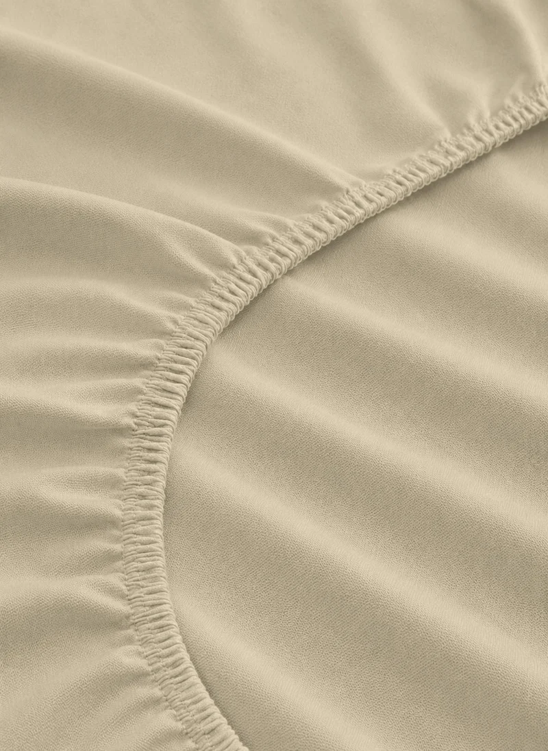 يسكن 500 Thread Count 100% Egyptian Cotton Sateen Fitted Sheet