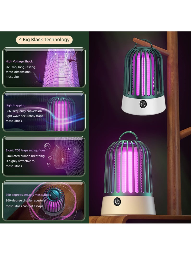 SYOSI فخ الحشرات الداخلي، جهاز صعق البعوض الإلكتروني، مصيدة البعوض، جهاز فعّال لصعق الحشرات الداخلية وقاتل البعوض، جهاز صعق الحشرات الداخلي للبعوض، الحشرات، الذباب والبعوض - Image 4