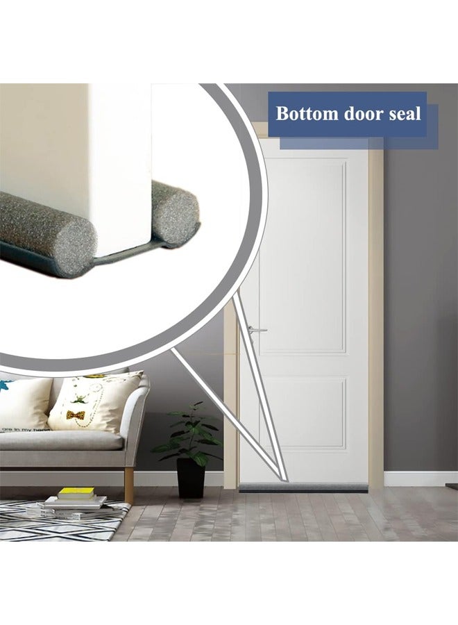 HQ-GAMING Door Bottom Seal Door Sound Insulation Seal Gap Strip Door Seam Windshield And Warm Sticker Door Seam Insulation Dustproof And Windproof Strip Adjustable - Image 4