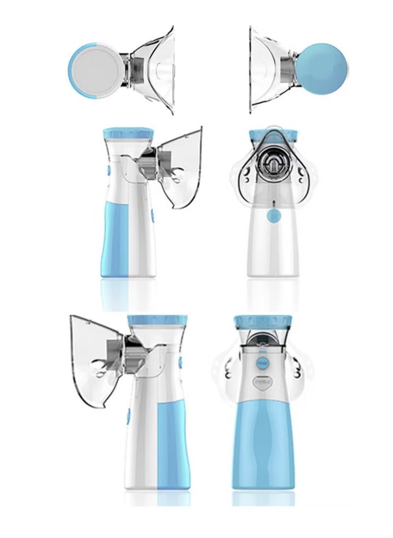 MESH Portable Nebulizer Machine,Mini Vaporizers,USB Rechargeable Handheld Mesh Inhaler,Two Ways To Use For Adults And Children With Breathing Problems, For Home Office Outdoor  - Image 5